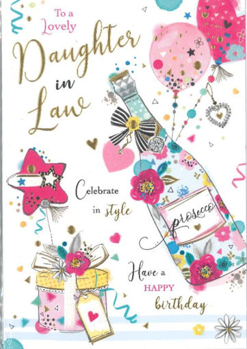 Picture of DAUGHTER IN LAW BIRTHDAY CARD